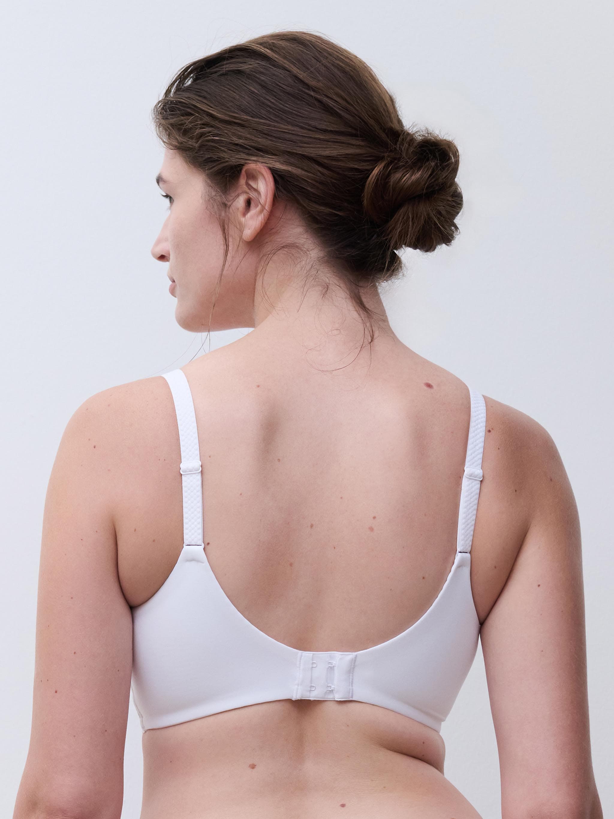 Wireless support bra - White