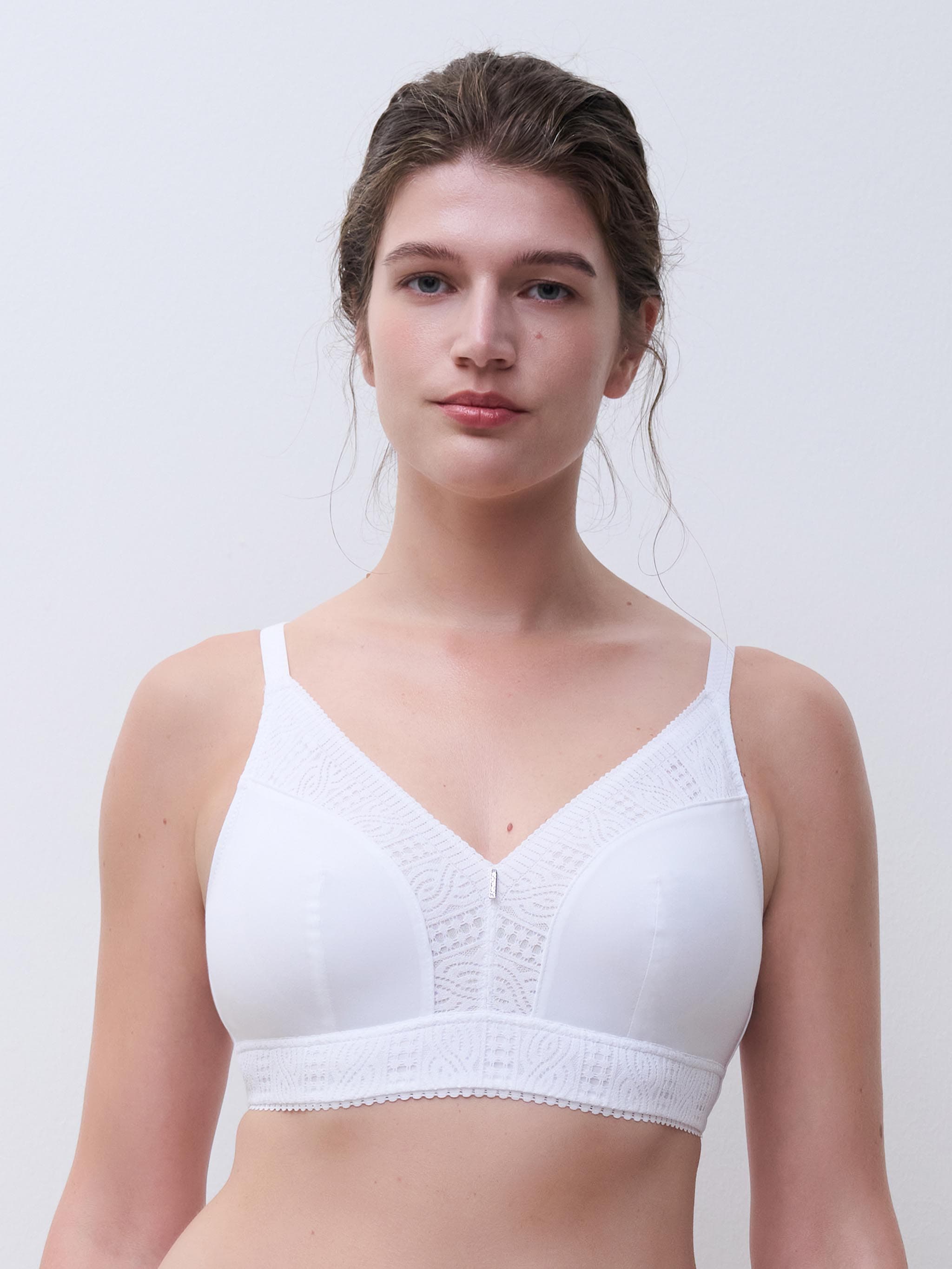 Wireless support bra - White