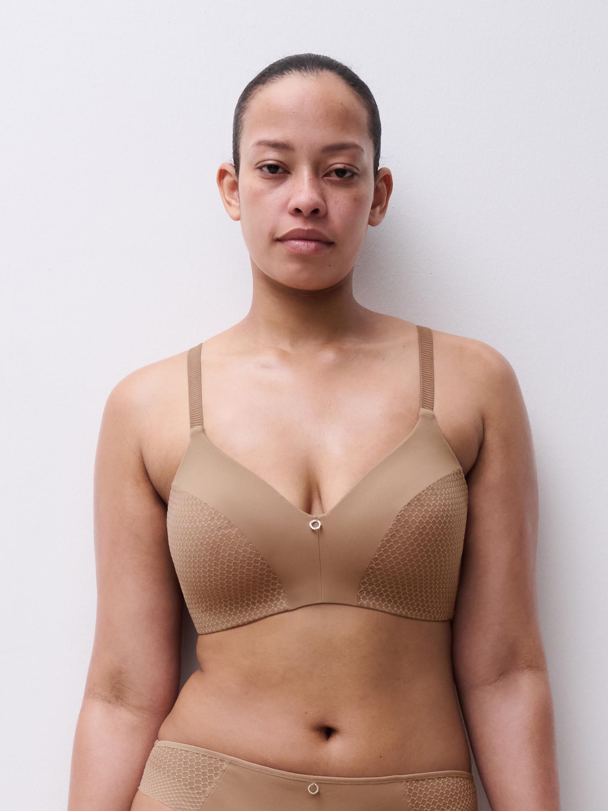 Wireless bra - Coffee Latte