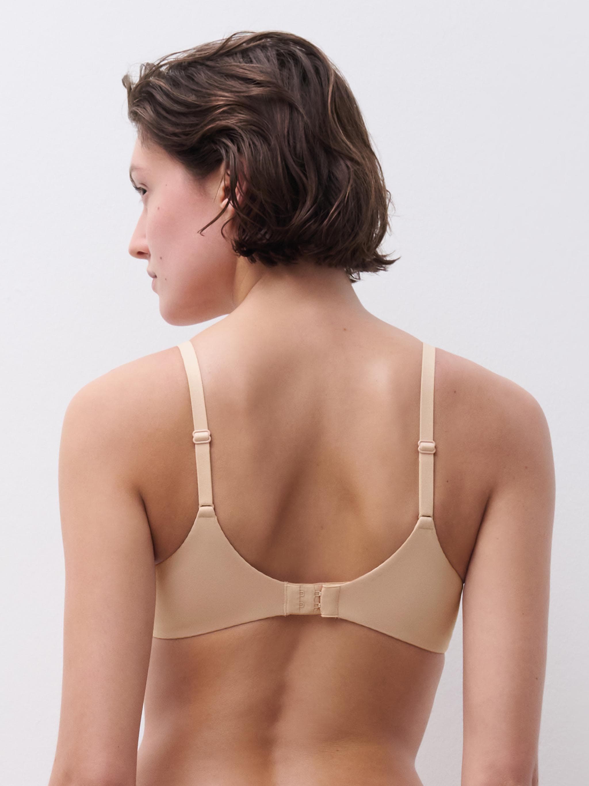 Full coverage memory foam bra - Golden Beige