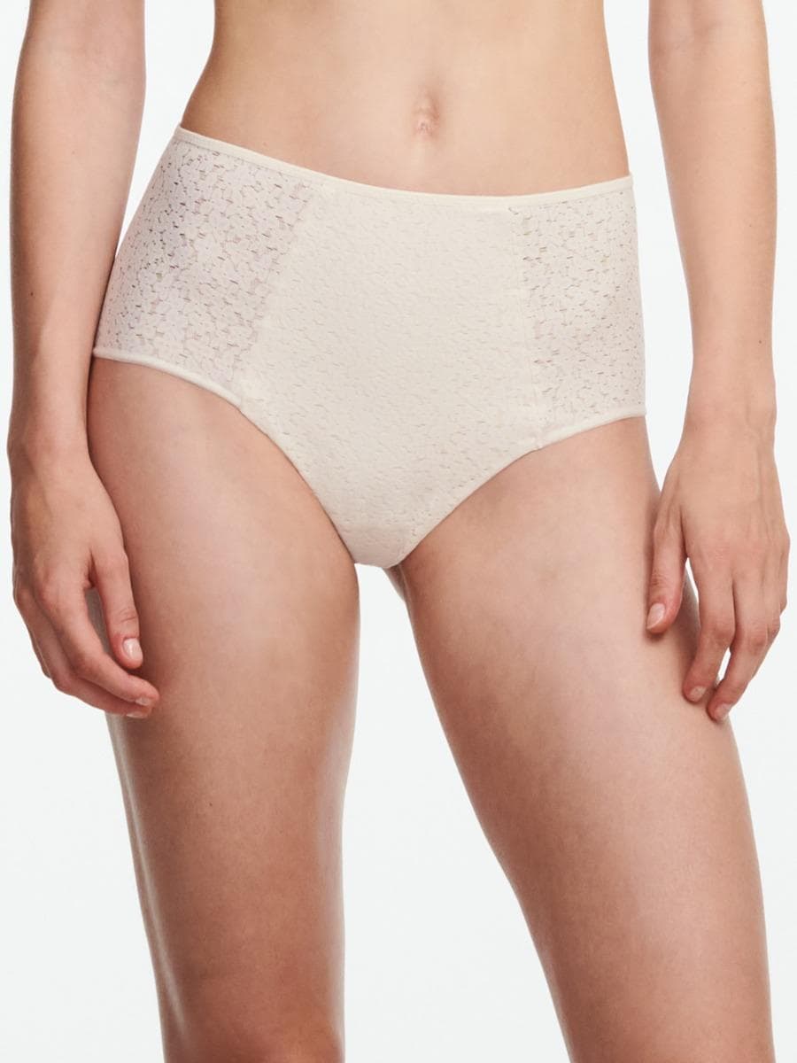 High-waisted brief - Talc